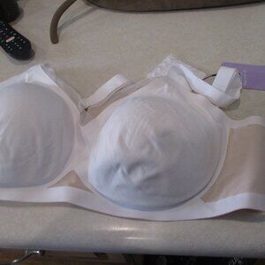 Honeylove LiftWear Crossover White Bra new 2x